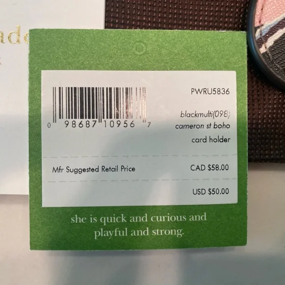 NEW Kate Spade medium L zip card holder - Picture 2 of 4